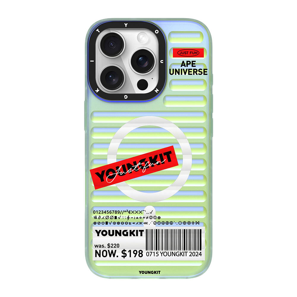 Apple iPhone 16 Pro M-safe Şarj Özellikli Youngkit Chameleon Serisi Kapak - Görsel 5
