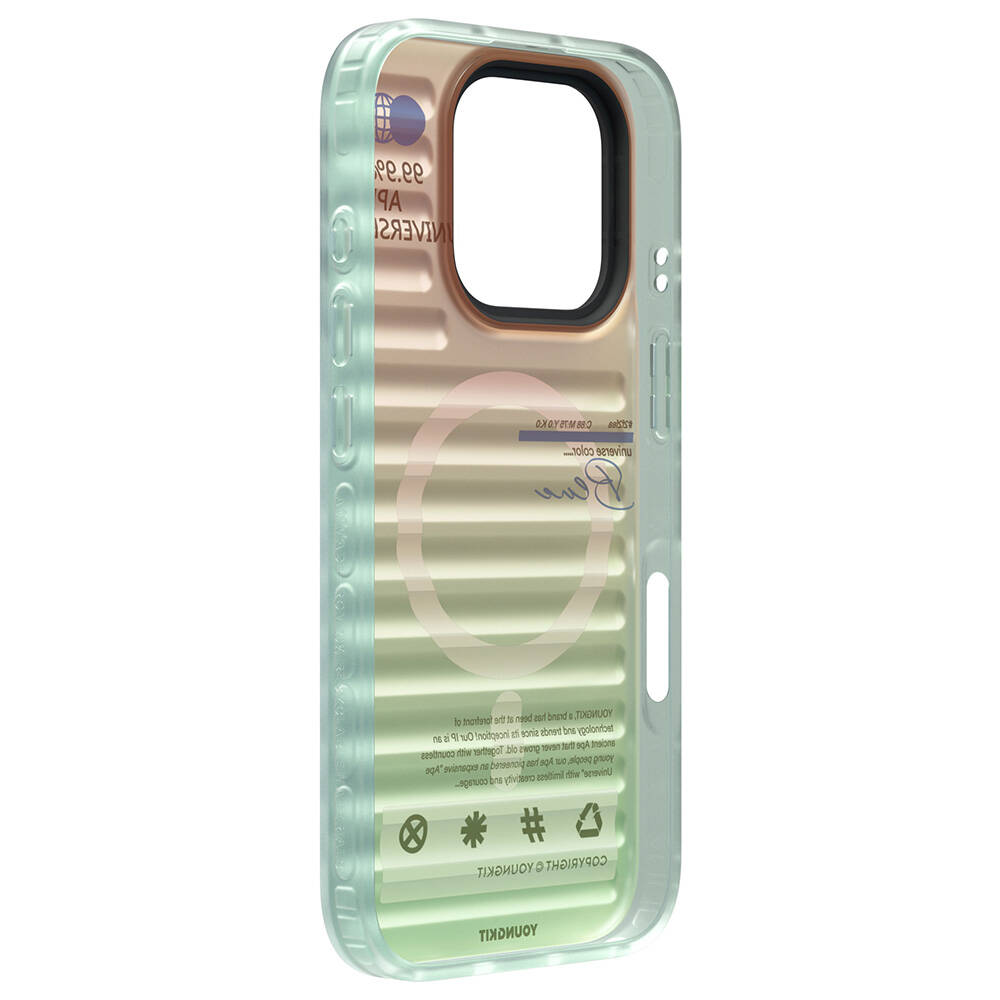 Apple iPhone 16 Pro M-safe Şarj Özellikli Youngkit Chameleon Serisi Kapak - Görsel 9