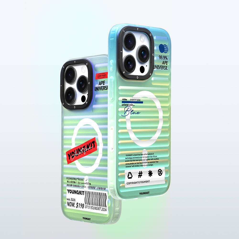 Apple iPhone 16 Pro M-safe Şarj Özellikli Youngkit Chameleon Serisi Kapak - Görsel 10
