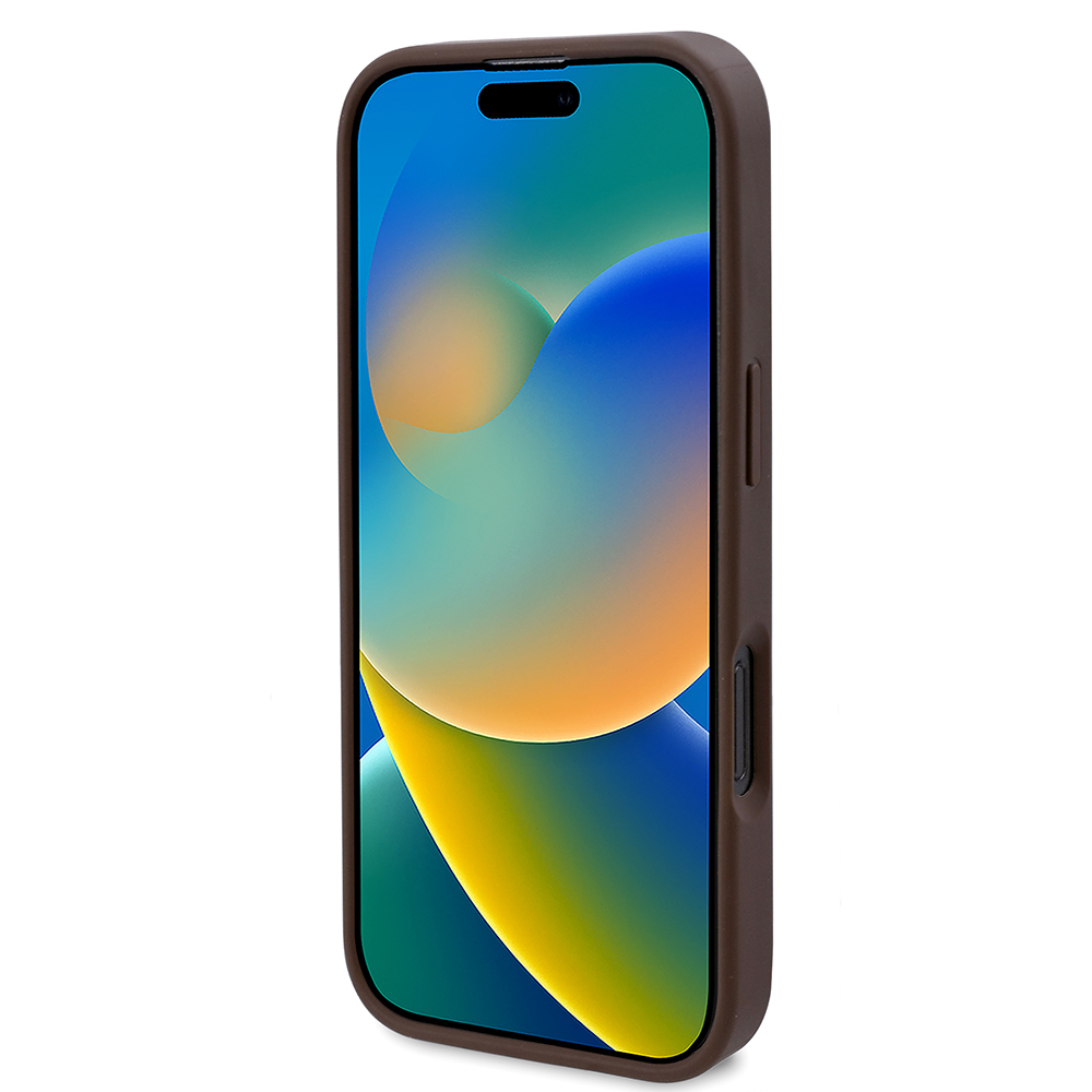 Apple iPhone 16 Pro Max Kılıf Guess Orjinal Lisanslı M-safe Şarj Özellikli Gül Baskılı 4G Desenli Yazı Logolu Kapak - Görsel 12