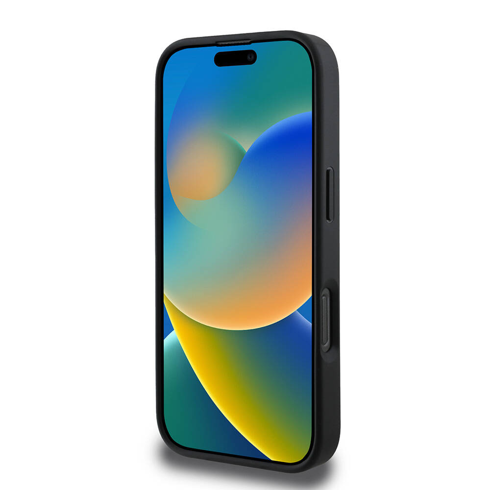 Apple iPhone 16 Pro Max Kılıf Guess Orjinal Lisanslı PU Deri 4G Desenli Metal Büyük 4G ve Yazı Logolu Kapak - Görsel 5