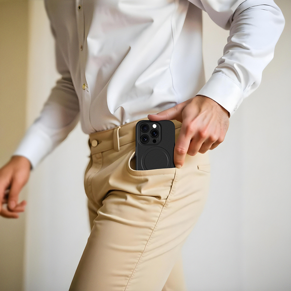 Apple iPhone 16 Pro Max Kılıf M-safe Şarj Özellikli Amazingthing Minimal Air Serisi Kapak - Görsel 9