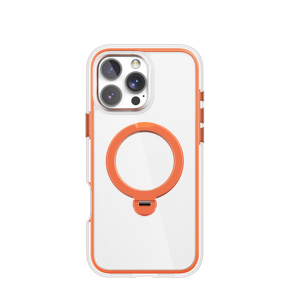 Apple iPhone 16 Pro Max Kılıf M-safe Şarj Özellikli Raptic AirJoy Serisi 360 Derece Dönebilen Standlı Kapak