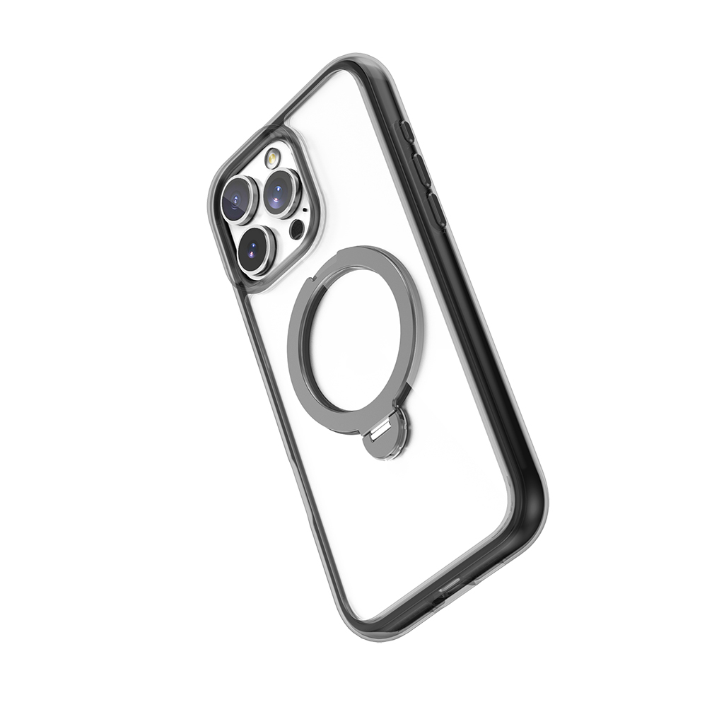 Apple iPhone 16 Pro Max Kılıf M-safe Şarj Özellikli Raptic AirJoy Serisi 360 Derece Dönebilen Standlı Kapak - Görsel 8