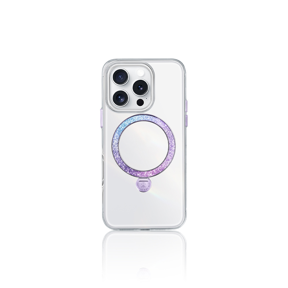 Apple iPhone 16 Pro Max Kılıf M-safe Şarj Özellikli Standlı Pynana Dancing Streamer Serisi Kapak