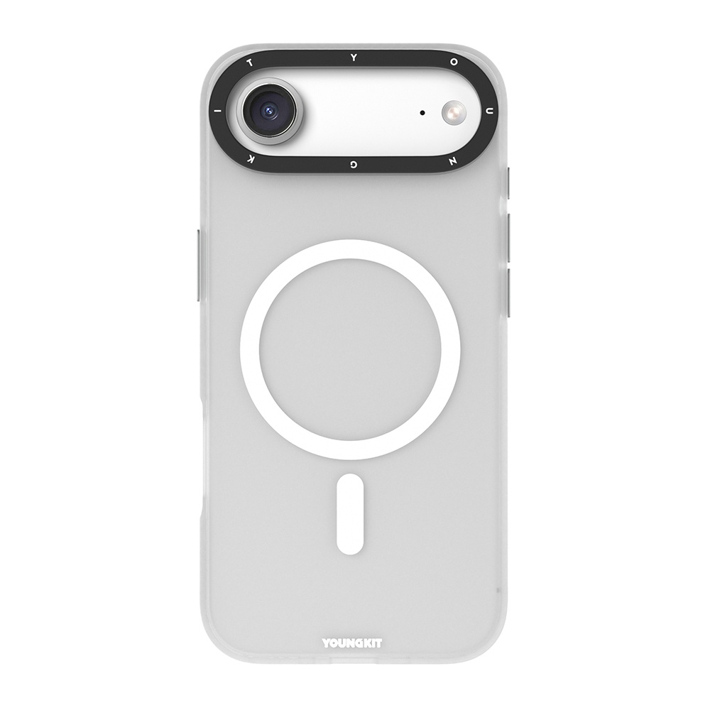 Apple iPhone 17 Air Kılıf M-safe Şarj Özellikli Youngkit Hidden Sand Serisi Kapak