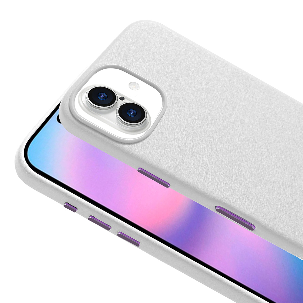 Apple iPhone 17 Kılıf M-safe Şarj Özellikli PU Deri Görünümlü Zore Kupra Kapak