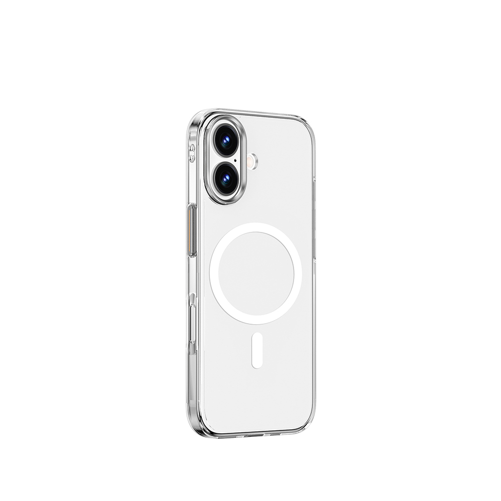 Apple iPhone 17 Kılıf M-safe Şarj Özellikli Wiwu YXK-208 Invisible Ultra Sert PC Kapak - Görsel 2