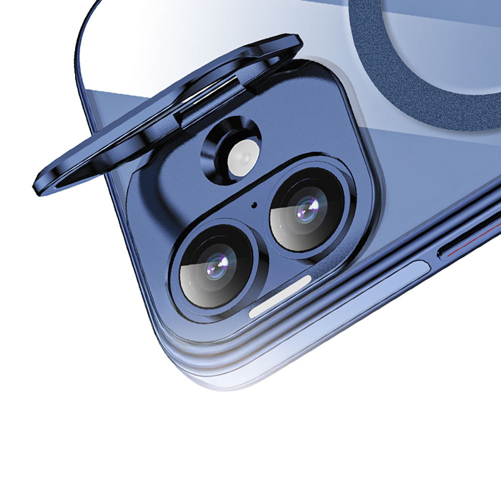 Apple iPhone 17 Kılıf M-safe Şarj Özellikli Wlons Standlı Efsane Kapak