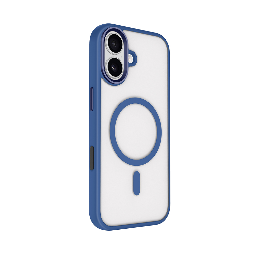 Apple iPhone 17 Kılıf Wireless Şarj Özellikli Zore Krom M-safe Silikon Kapak
