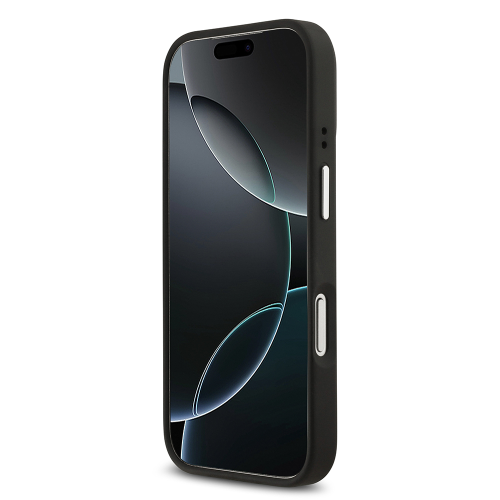 Apple iPhone 17 Pro Kılıf Lacoste Orjinal Lisanslı M-safe Şarj Özellikli PU Pike Desenli Standlı Metal Logolu Kapak - Görsel 5