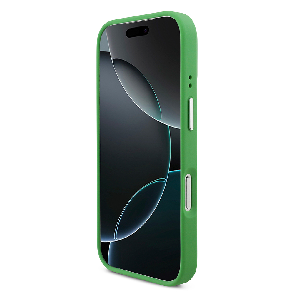 Apple iPhone 17 Pro Kılıf Lacoste Orjinal Lisanslı M-safe Şarj Özellikli PU Pike Desenli Standlı Metal Logolu Kapak - Görsel 12
