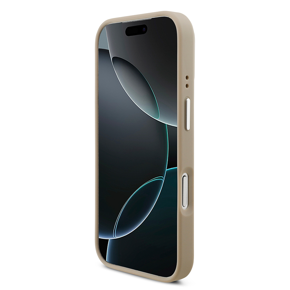 Apple iPhone 17 Pro Kılıf Lacoste Orjinal Lisanslı M-safe Şarj Özellikli PU Pike Desenli Standlı Metal Logolu Kapak - Görsel 26