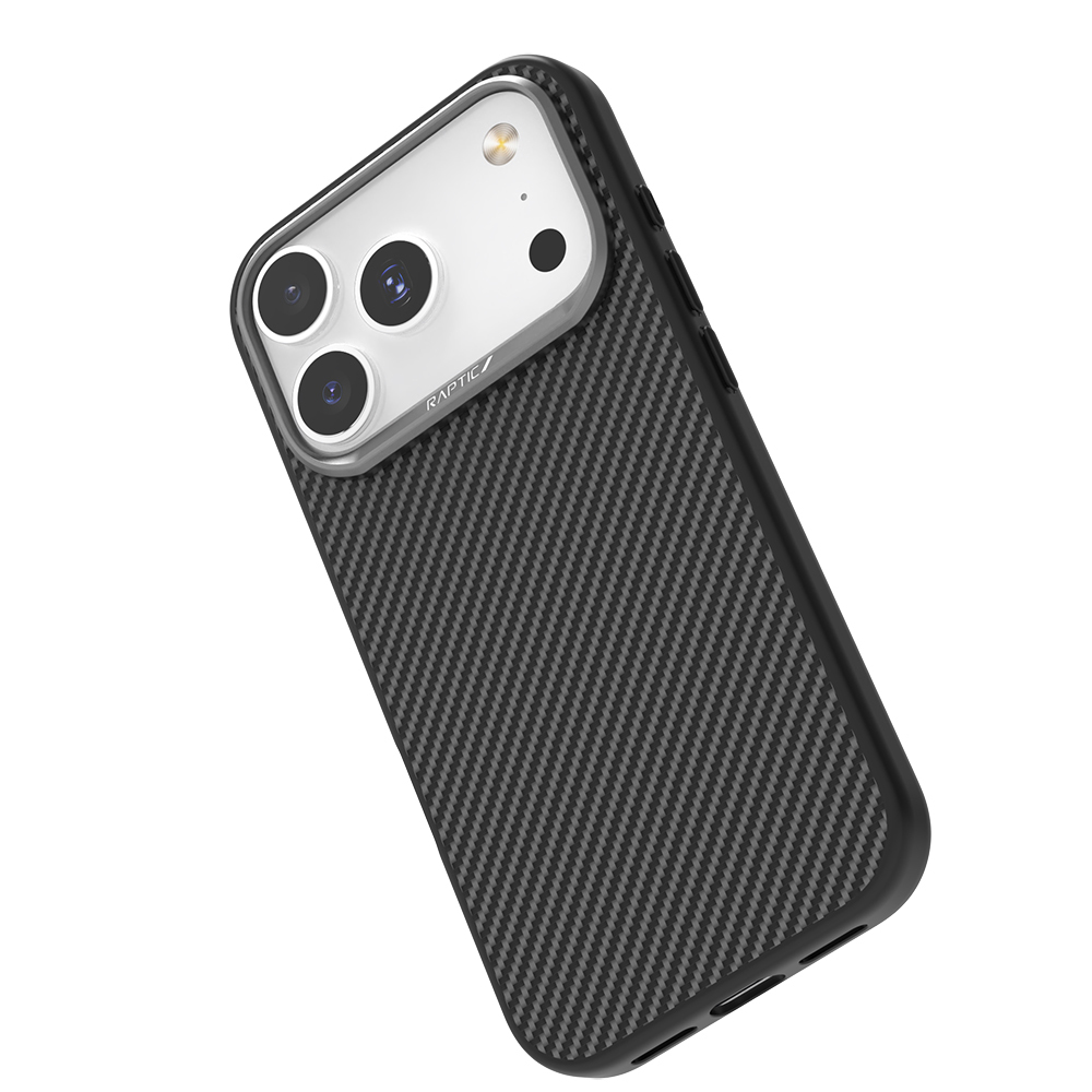Apple iPhone 17 Pro Kılıf M-safe Şarj Özellikli 600D Metal Kamera Çerçeveli Raptic Aramid Fiber Serisi Kapak - Görsel 5