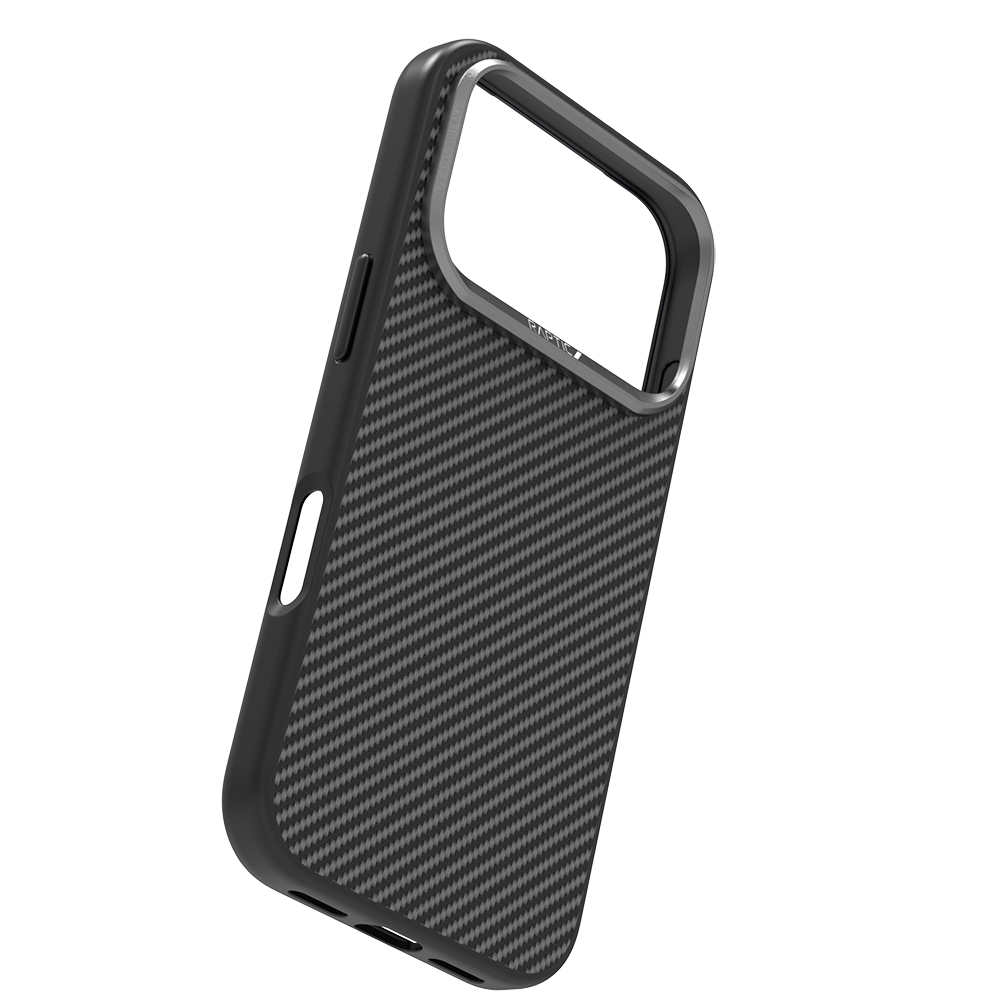 Apple iPhone 17 Pro Kılıf M-safe Şarj Özellikli 600D Metal Kamera Çerçeveli Raptic Aramid Fiber Serisi Kapak - Görsel 6