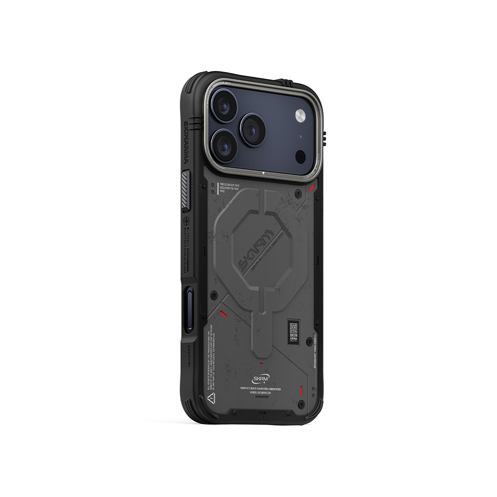 Apple iPhone 17 Pro Kılıf M-Safe Şarj Özellikli Airbag Tasarımlı Skinarma Vigor Kapak - Görsel 5