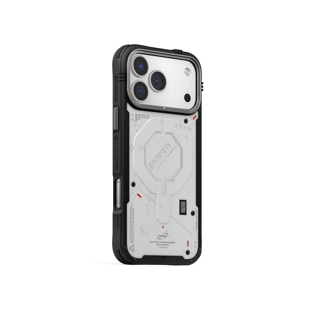 Apple iPhone 17 Pro Kılıf M-Safe Şarj Özellikli Airbag Tasarımlı Skinarma Vigor Kapak - Görsel 11