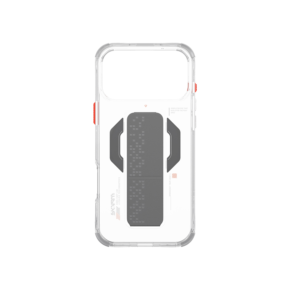 Apple iPhone 17 Pro Kılıf M-Safe Şarj Özellikli Airbag Tasarımlı Standlı Skinarma Haxa Kapak