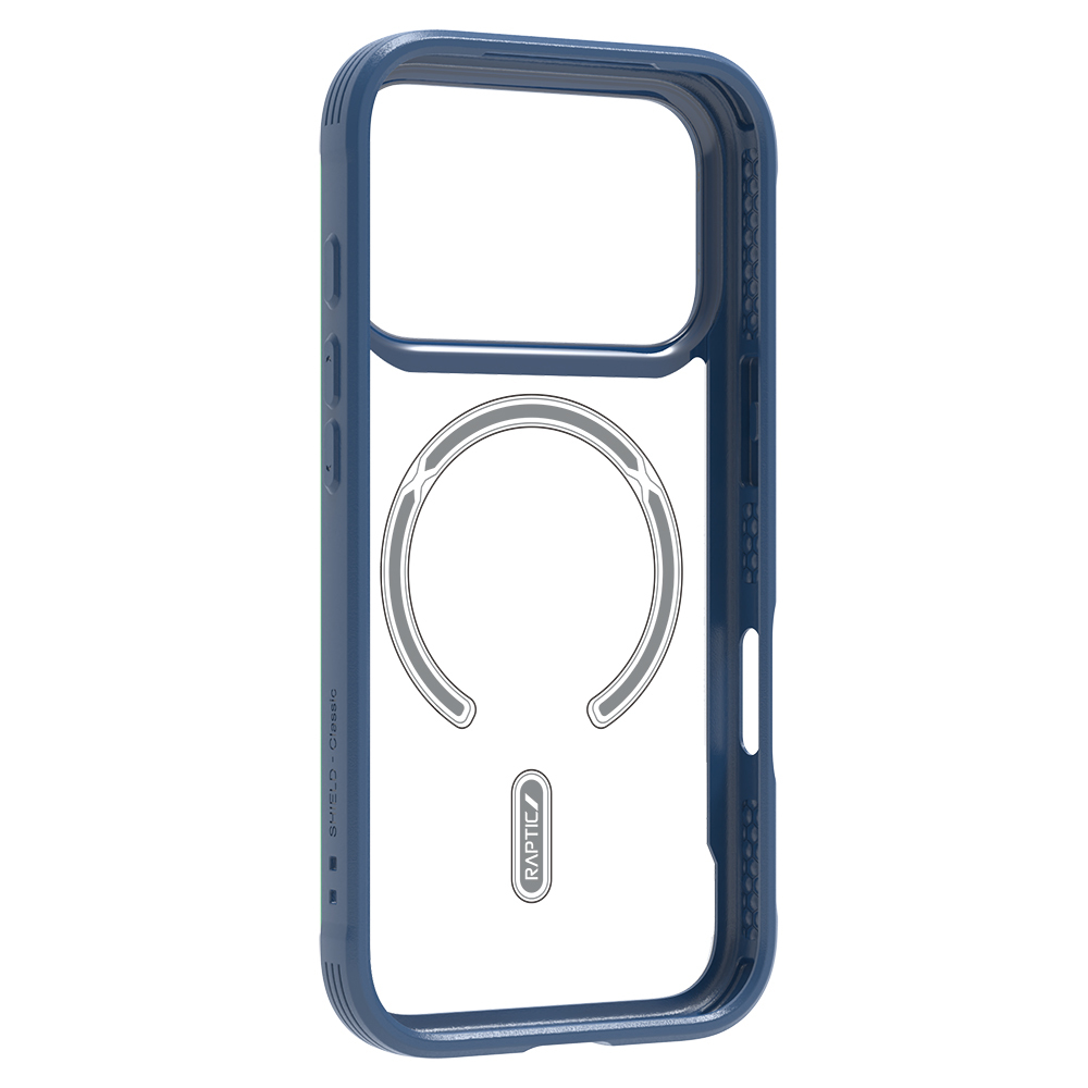 Apple iPhone 17 Pro Kılıf M-safe Şarj Özellikli Airbagli Raptic Shield Serisi Şeffaf Arka Yüzey Kapak - Görsel 4