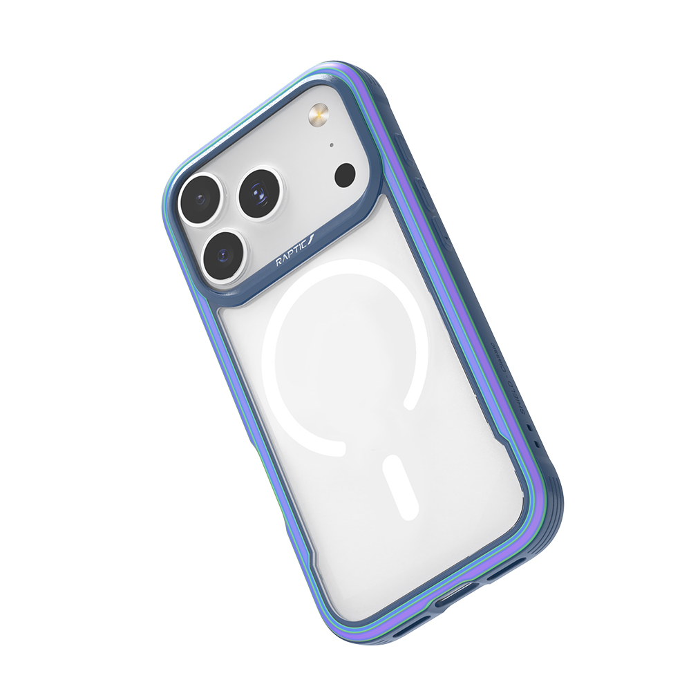 Apple iPhone 17 Pro Kılıf M-safe Şarj Özellikli Airbagli Raptic Shield Serisi Şeffaf Arka Yüzey Kapak - Görsel 8
