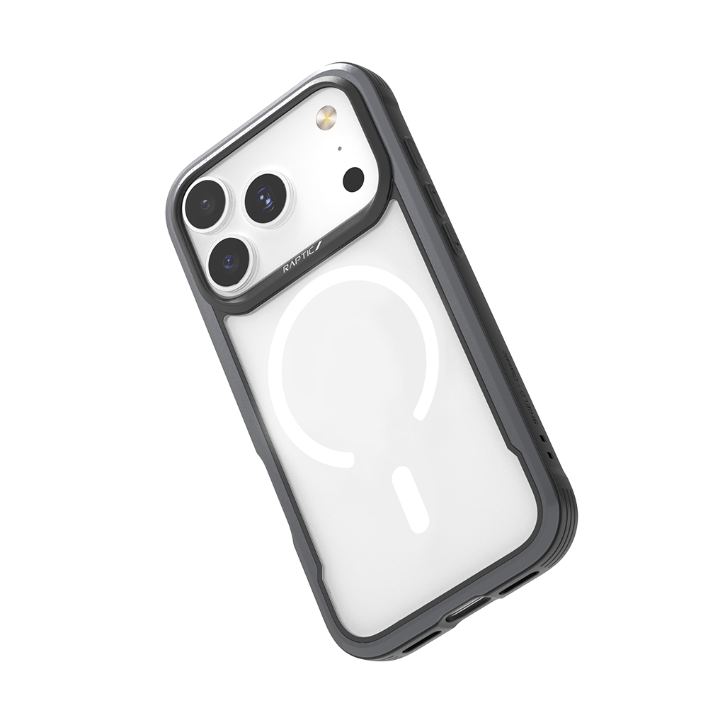 Apple iPhone 17 Pro Kılıf M-safe Şarj Özellikli Airbagli Raptic Shield Serisi Şeffaf Arka Yüzey Kapak - Görsel 9