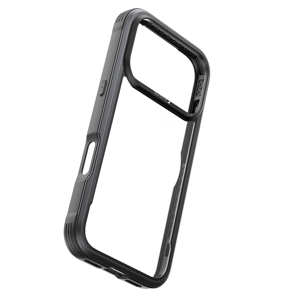 Apple iPhone 17 Pro Kılıf M-safe Şarj Özellikli Airbagli Raptic Shield Serisi Şeffaf Arka Yüzey Kapak - Görsel 11