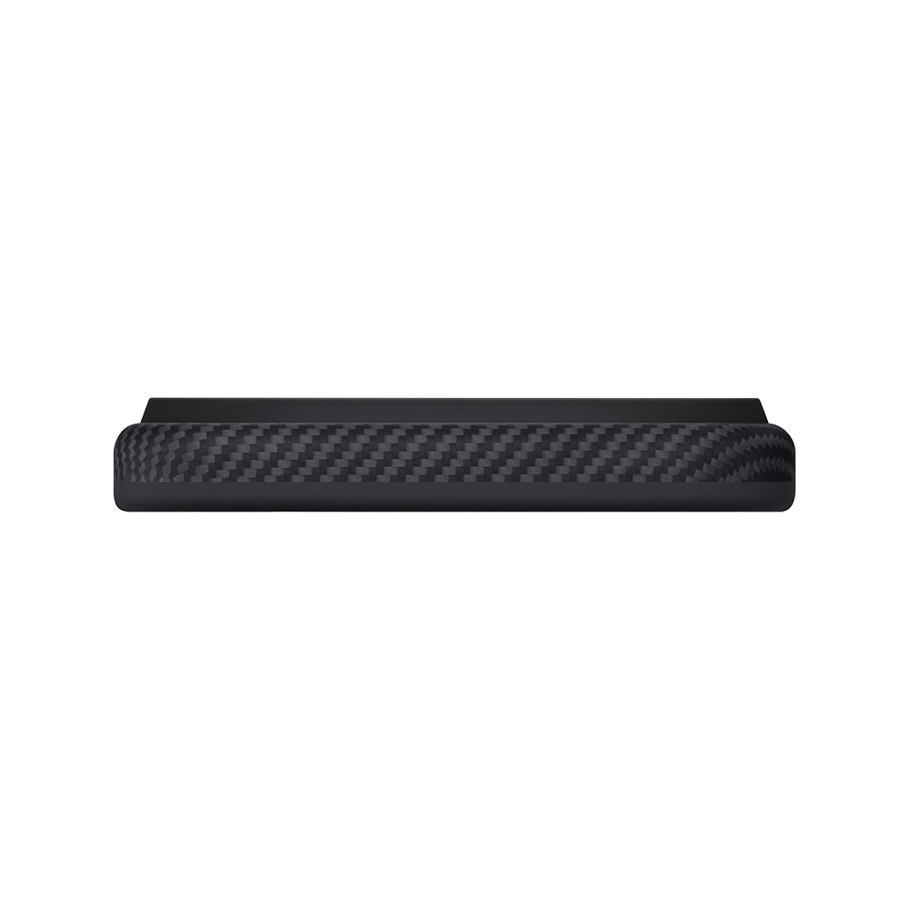 Apple iPhone 17 Pro Kılıf M-safe Şarj Özellikli Aramid Fiber Pitaka Military-Grade Classic Serisi Black-Grey Twill Kapak - Görsel 7
