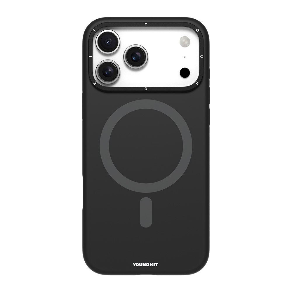 Apple iPhone 17 Pro Kılıf M-Safe Şarj Özellikli Kamera Standlı Youngkit Gel Cream Serisi Kapak
