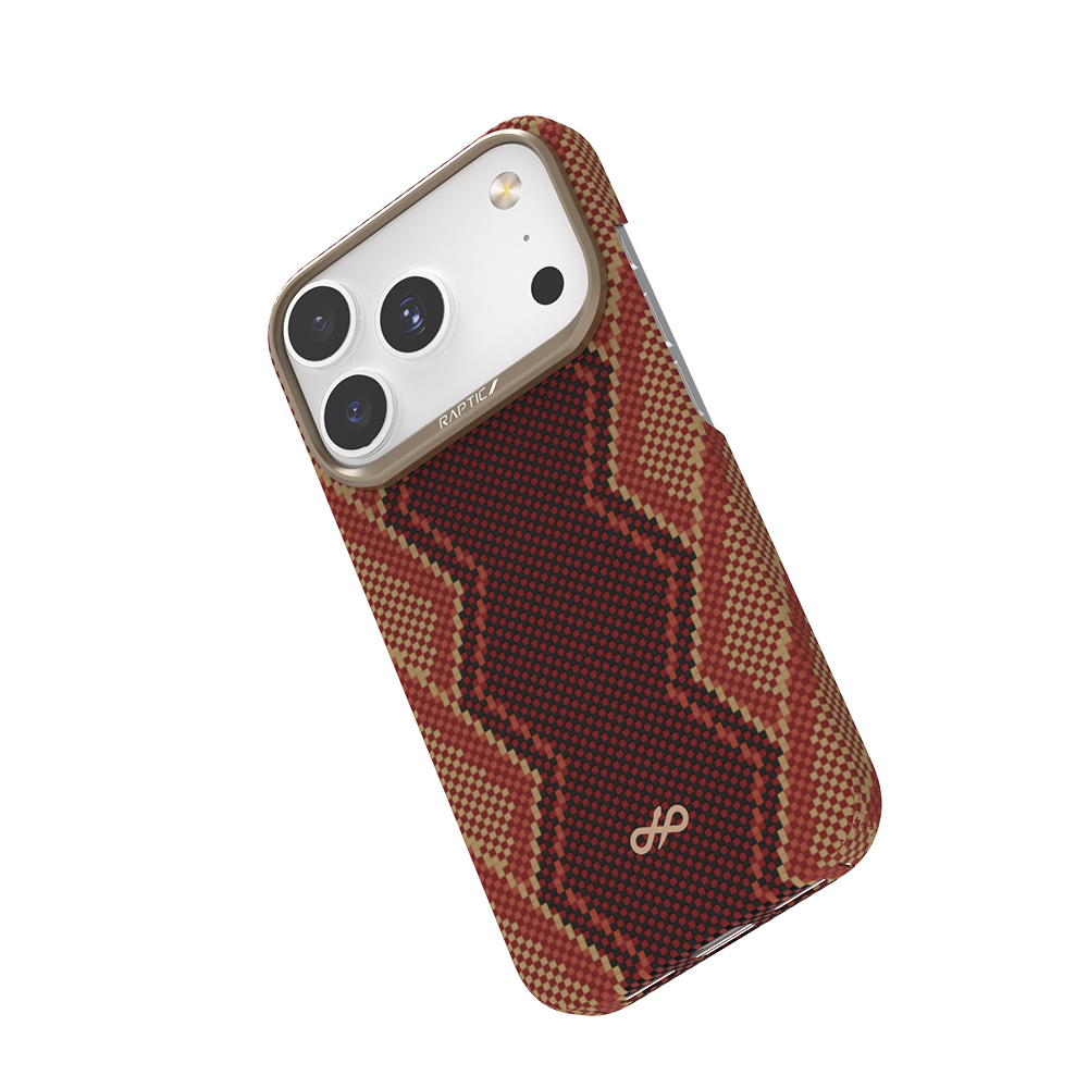 Apple iPhone 17 Pro Kılıf M-safe Şarj Özellikli Raptic Aramid Skin Bionic Serisi Kapak