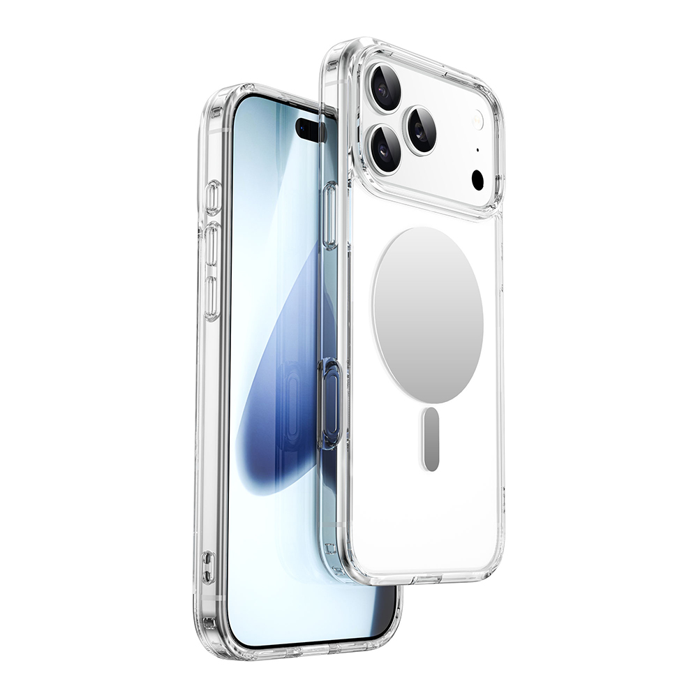 Apple iPhone 17 Pro Kılıf M-safe Şarj Özellikli Wiwu MCC-701 Aynalı Pro Serisi Sert PC Kapak - Görsel 3