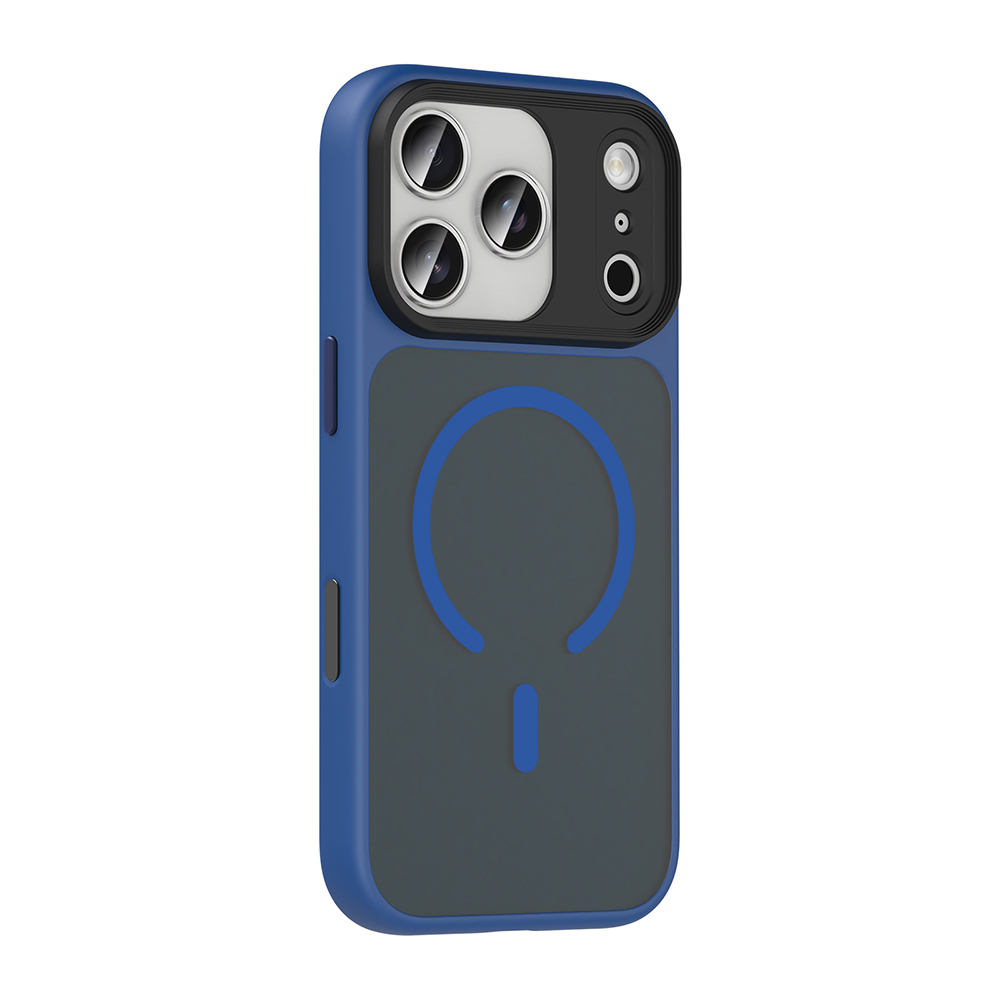 Apple iPhone 17 Pro Kılıf Mat Arka Yüzey Wireless Şarj Özellikli Zore Flet M-safe Kapak - Görsel 5