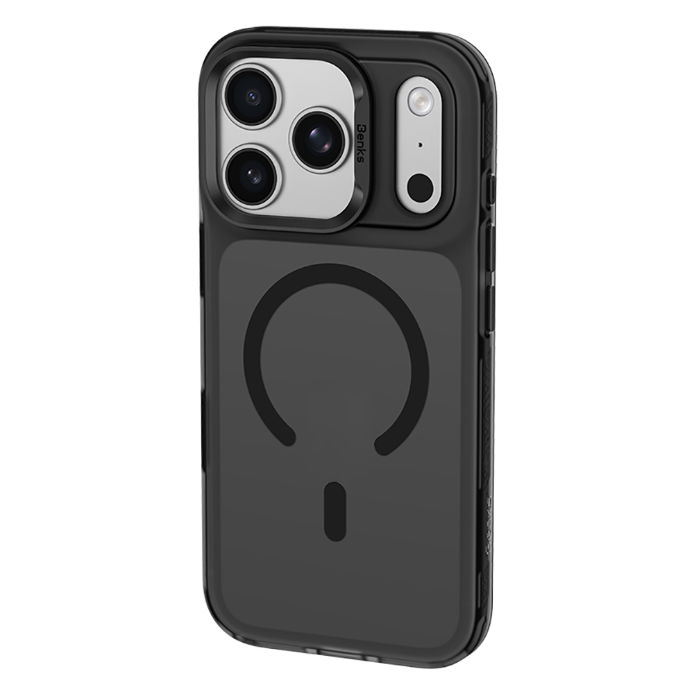 Apple iPhone 17 Pro Max Kılıf M-Safe Şarj Özellikli Benks C-Magnet Lucid Armor Kapak - Görsel 4