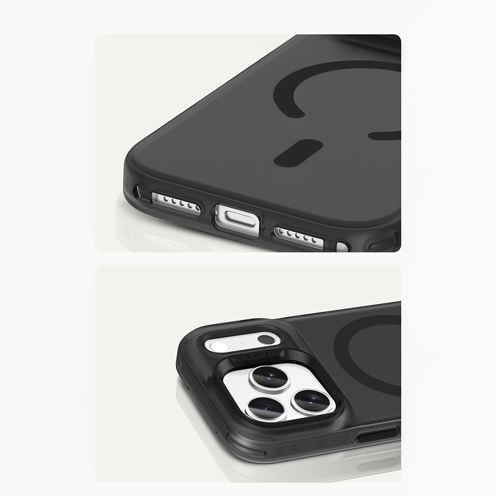 Apple iPhone 17 Pro Max Kılıf M-Safe Şarj Özellikli Benks C-Magnet Lucid Armor Kapak - Görsel 10