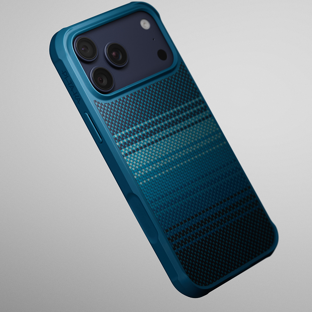 Apple iPhone 17 Pro Max Kılıf M-safe Şarj Özellikli Pitaka Tactile Woven Sunset-Moonrise Aramid Pro Guard Serisi Kapak - Görsel 14