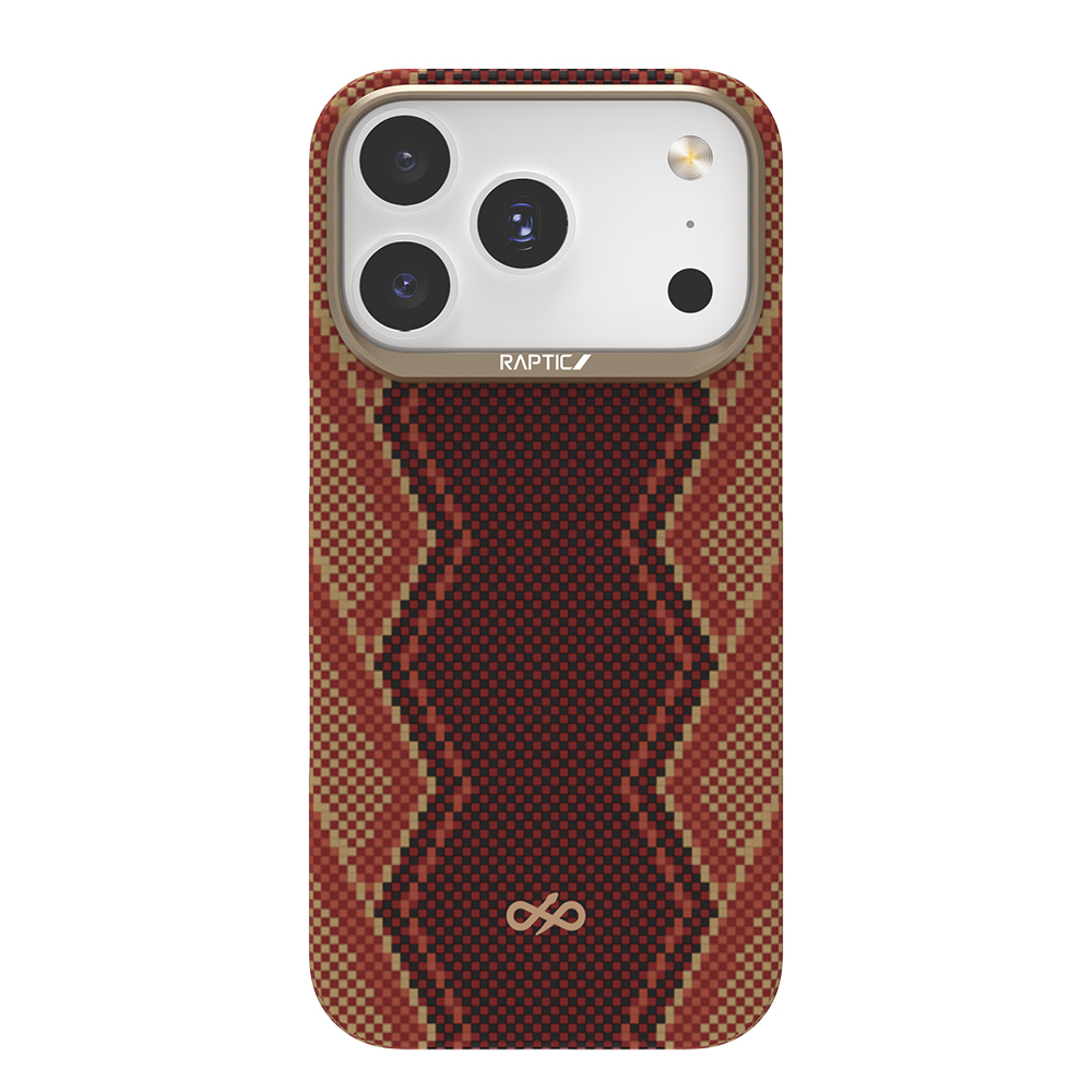 Apple iPhone 17 Pro Max Kılıf M-safe Şarj Özellikli Raptic Aramid Skin Bionic Serisi Kapak