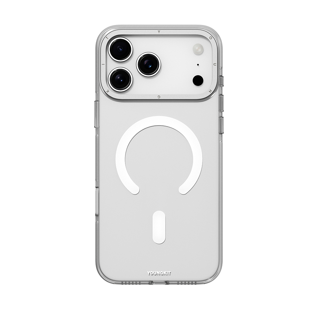 Apple iPhone 17 Pro Max Kılıf M-safe Şarj Özellikli Şeffaf Youngkit Crystal Shield Serisi Kapak