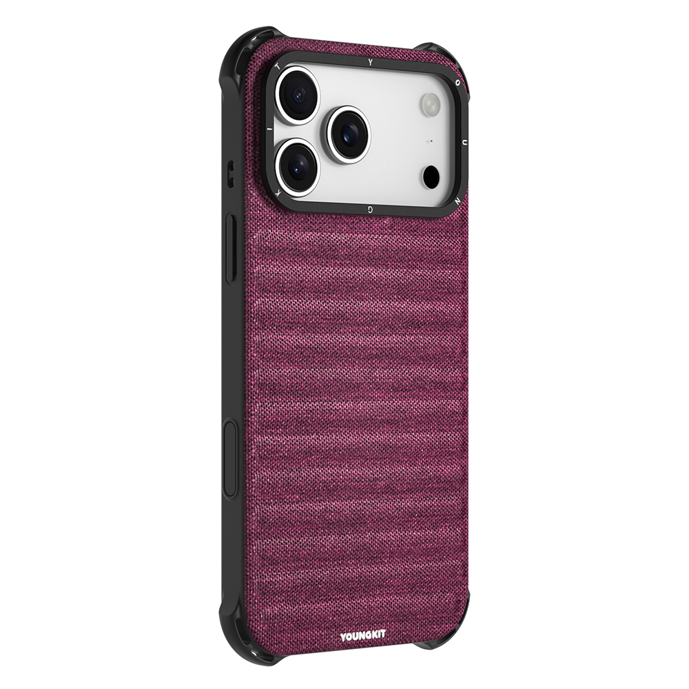 Apple iPhone 17 Pro Max Kılıf M-safe Şarj Özellikli Youngkit Canvas Serisi Kapak - Görsel 4
