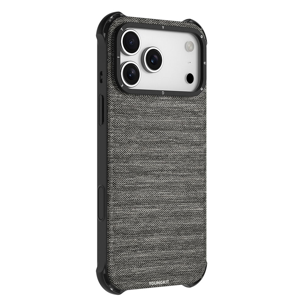 Apple iPhone 17 Pro Max Kılıf M-safe Şarj Özellikli Youngkit Canvas Serisi Kapak - Görsel 7