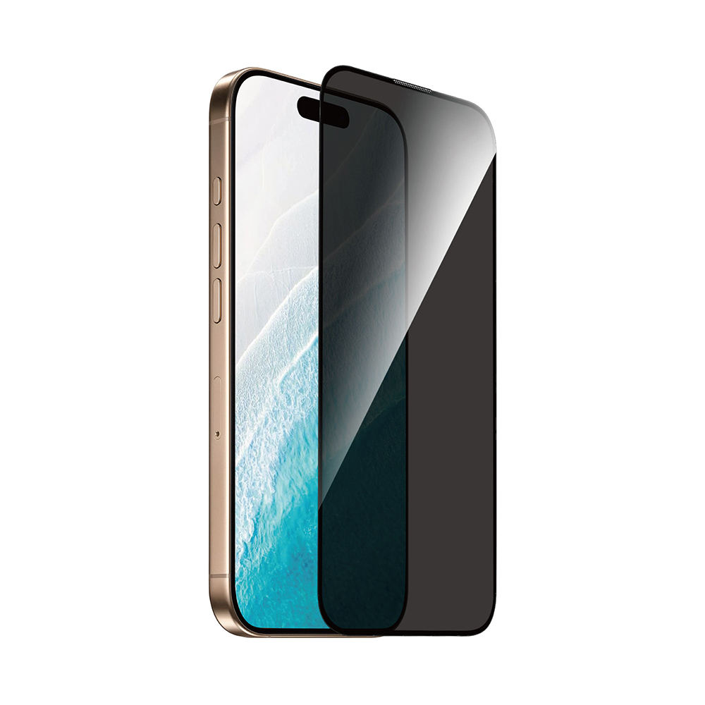 Apple iPhone 17 Pro Wiwu GT-027 Zero Curved Privacy Parmak İzi Bırakmayan Temperli Cam Ekran Koruyucu