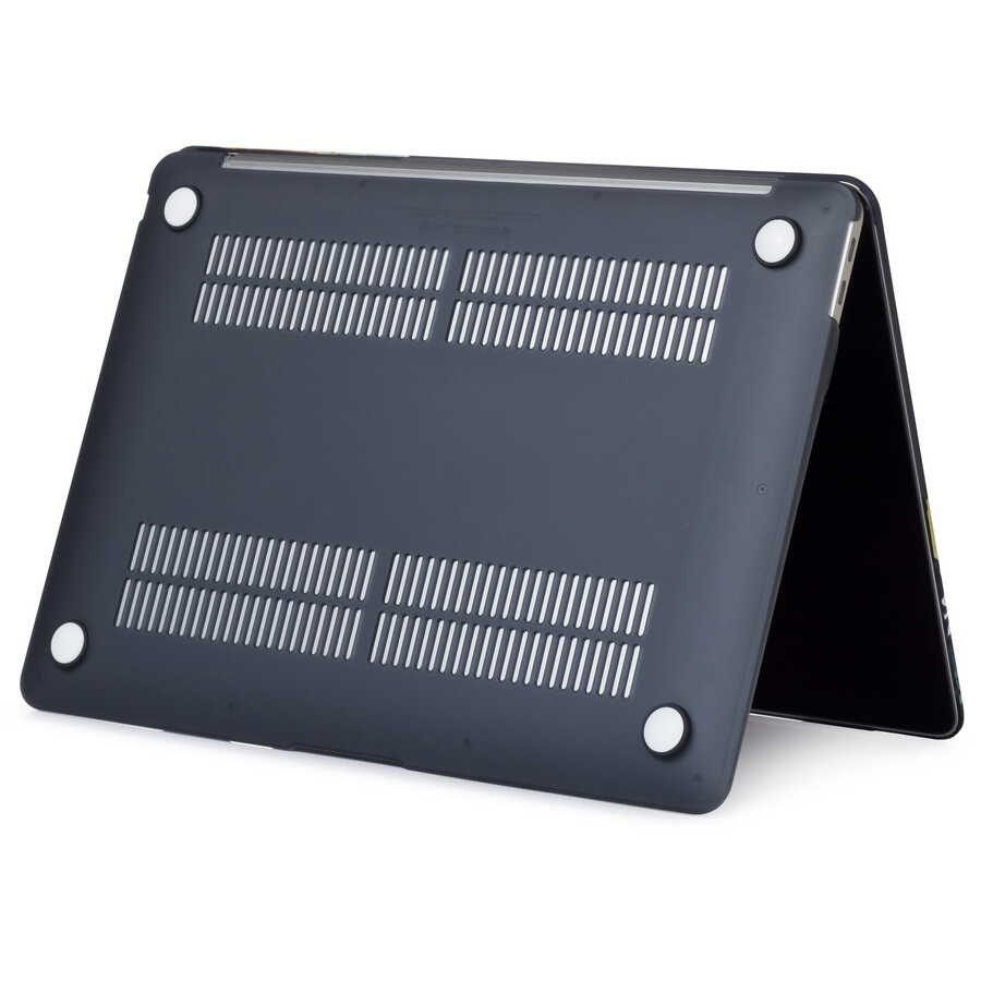 Apple Macbook 13.3' New Pro Zore MSoft Kristal Kapak - Görsel 11