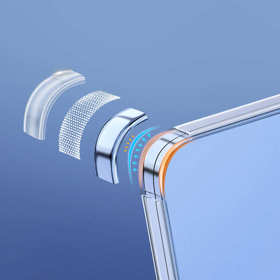 Apple Macbook 13.3' Pro 2022 M2 Wiwu Ultra İnce Sararmayan Şeffaf MacBook Crystal iShield Kapak - Görsel 3