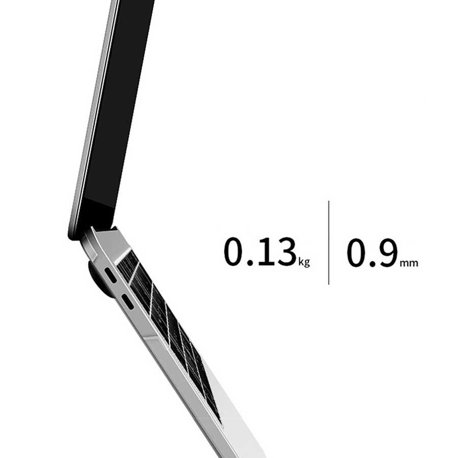 Apple Macbook 13.3' Pro 2022 M2 Wiwu Ultra İnce Sararmayan Şeffaf MacBook Crystal iShield Kapak - Görsel 5