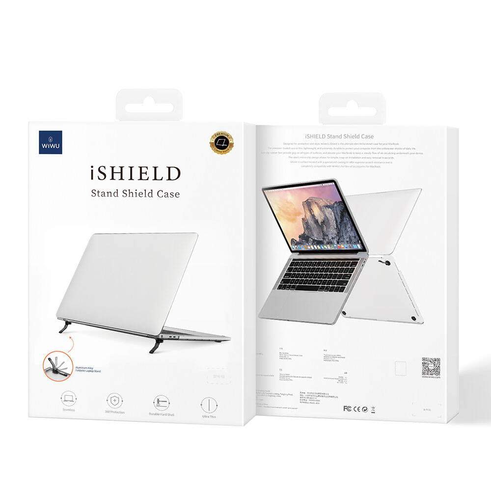Apple Macbook 15" Air M2 2024 A2941 Wiwu Macbook iShield Standlı Shield Kapak - Görsel 5