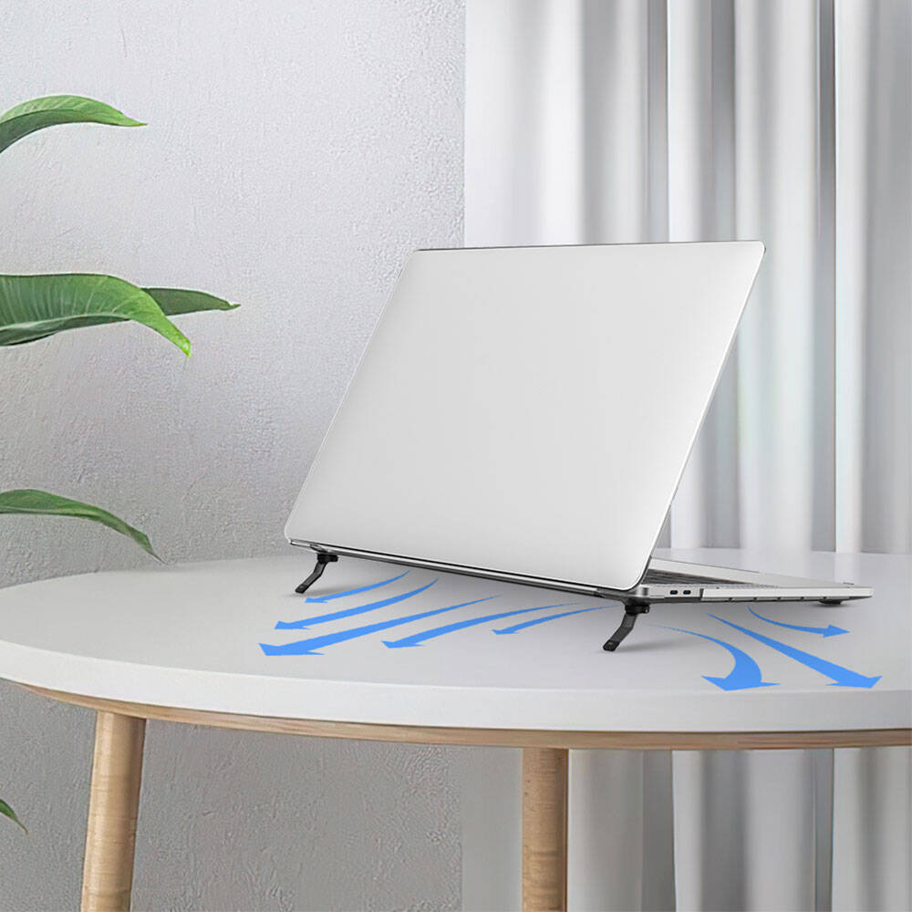 Apple Macbook 15" Air M2 2024 A2941 Wiwu Macbook iShield Standlı Shield Kapak - Görsel 7