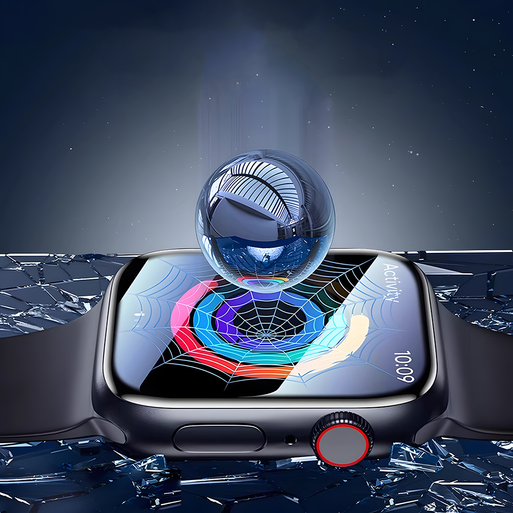 Apple Watch 10 46mm Wiwu JD-107 Easy Install Serisi HD Ekran Koruyucu Film + Kolay Uygulama Aparatı - Görsel 4