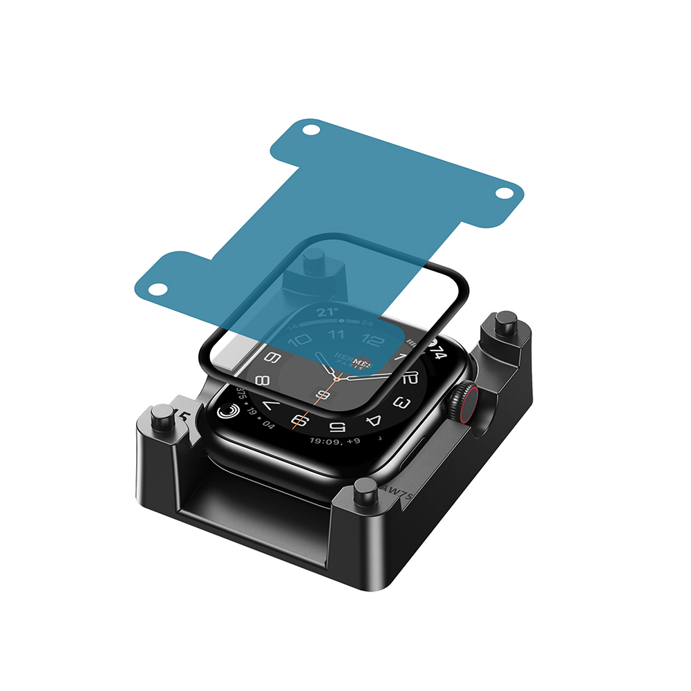 Apple Watch 10 46mm Wiwu JD-107 Easy Install Serisi HD Ekran Koruyucu Film + Kolay Uygulama Aparatı - Görsel 2