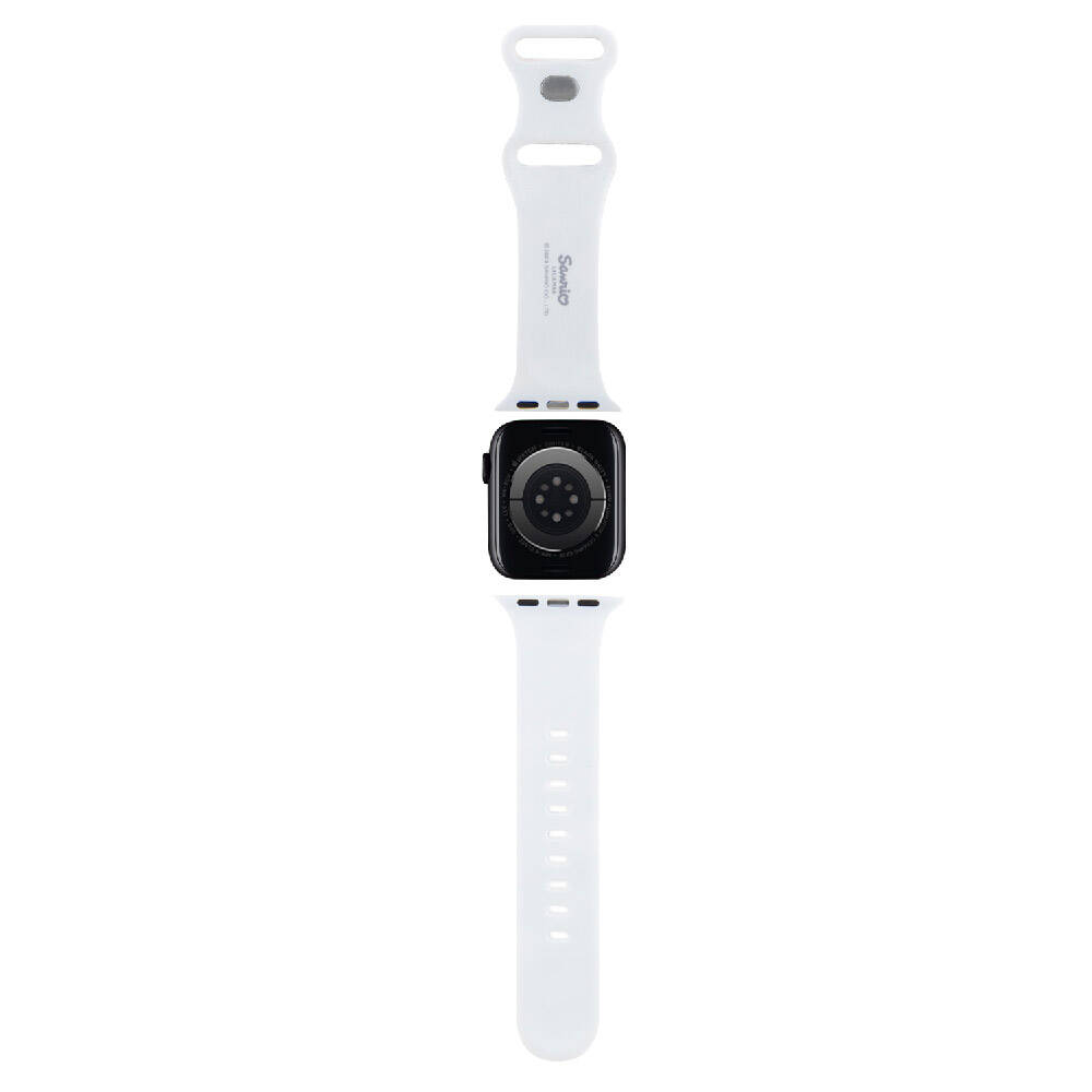 Apple Watch 38mm Hello Kitty Orjinal Lisanslı Etiket Graffiti Silikon Kordon - Görsel 6