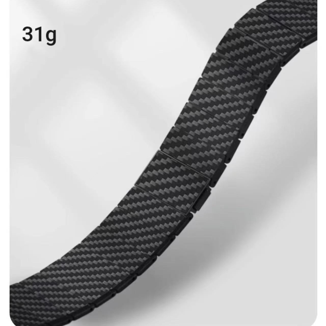 Apple Watch 40mm Zore KRD-90 600D Karbon Fiber Kordon - Görsel 5