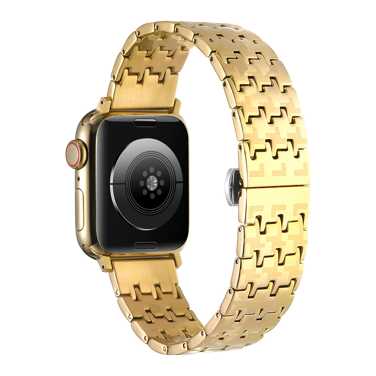 Apple Watch 7 41mm Zore KRD-86 Metal Kordon - Görsel 4