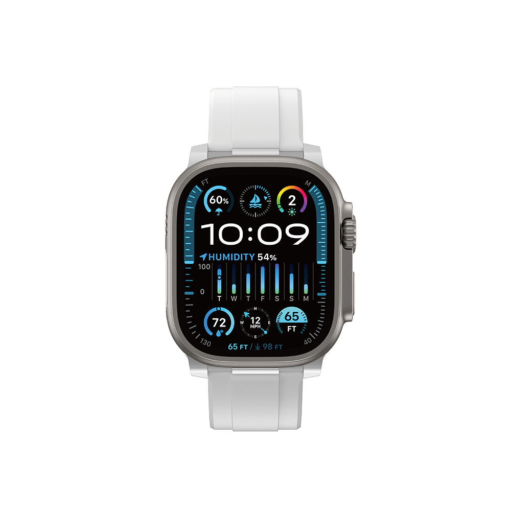 Apple Watch 7 45mm Amazingthing Titan Chrono Silikon Kordon